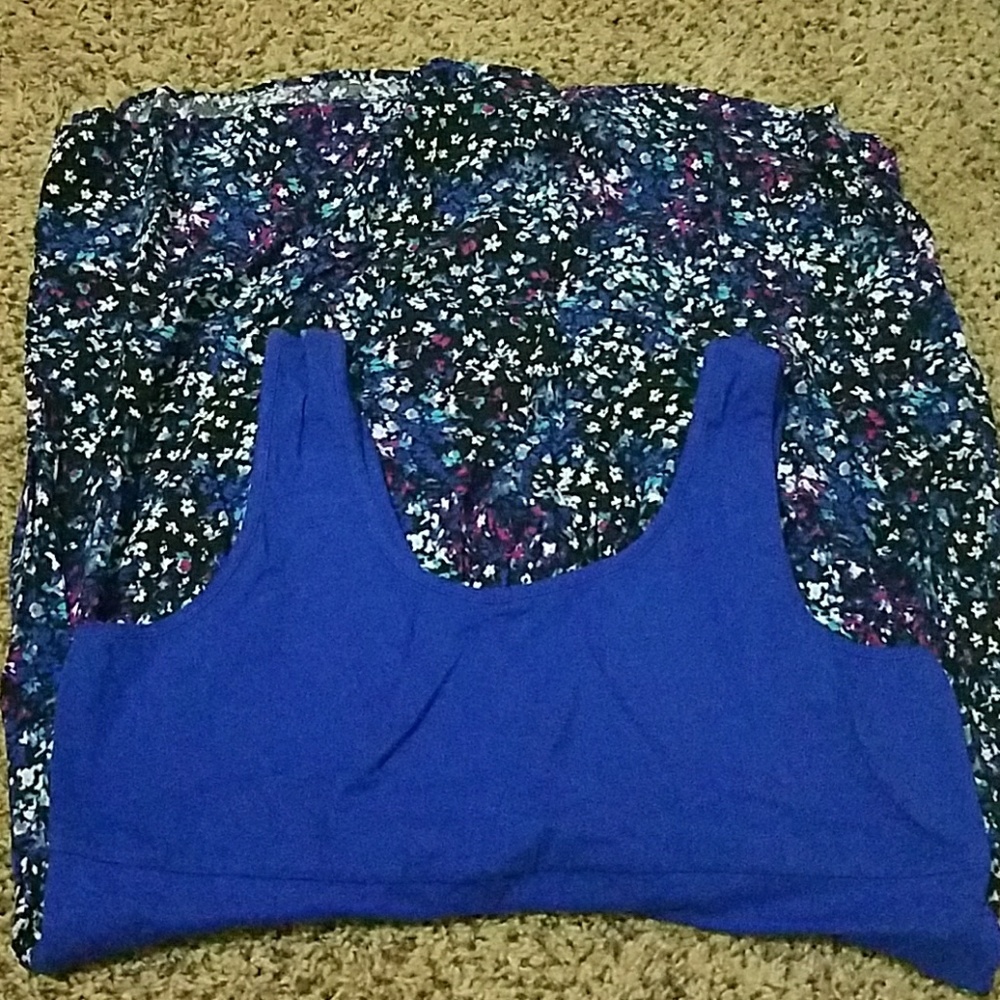 Flower print dress
